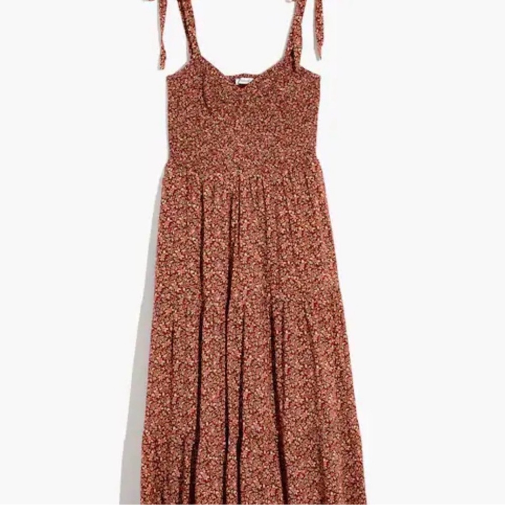 Madewell Floral Print Maxi Dress